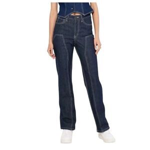 Wild Fable NWOT dark wash high rise straight jeans easy rigid size 8